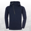 uhlsport Essential Pro 1/2 Zip Hoodie blau Größe XXL