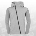 uhlsport Essential Pro Jacke grau/schwarz Größe L