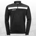 uhlsport Offense 23 1/4 Zip Top Junior schwarz/grau Größe 116