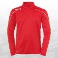 uhlsport Stream 22 1/4 Zip Top rot/weiss Größe XL