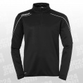 uhlsport Stream 22 1/4 Zip Top schwarz/weiss Größe M