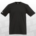 uhlsport TR Baumwoll Team T-Shirt schwarz Größe S