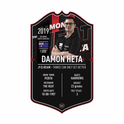 Ultimate Darts Card - Damon Heta