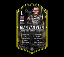 Ultimate Darts Card - Gian Van Veen
