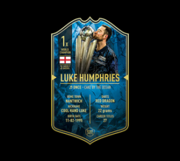 Ultimate Darts Card - Luke Humphries - World Champion 2024