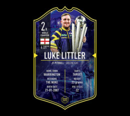 Ultimate Darts Card - Luke Littler World Champion 2026