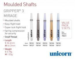 Unicorn Gripper 3 Mirage Schaft Schwarz Medium