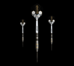 Unicorn Hexium Style 01 Black & Gold Steeldarts