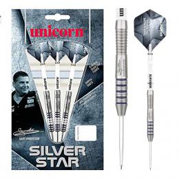 Unicorn Silver Star Gary Anderson Steel Dart 25g