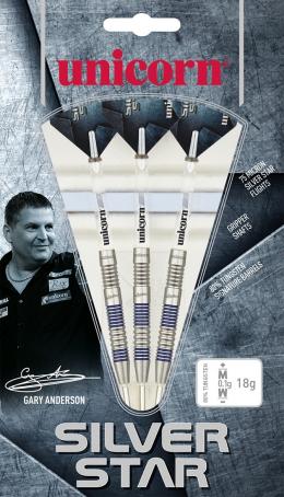 Unicorn Silver Star Gary Anderson Steeldarts 21g