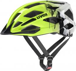 uvex Air Wing 2 Kinder Fahrradhelm (52-57 cm, 03 neon yellow/black)