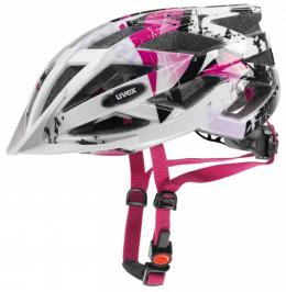 uvex Air Wing Radhelm (56-60 cm, 01 white/pink)