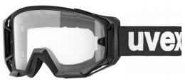 uvex Athletic Brillenträger Skibrille klar (2028 black, clear (S0))