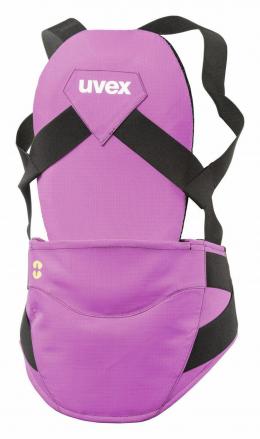 uvex Back Pure Junior Protektor (S (Körpergröße 128/134), 90 pink)