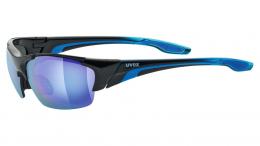 Uvex blaze III Fahrradbrille BLACK BLUE ONE SIZE