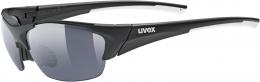 uvex Blaze III Sonnenbrille (2210 black mat, smoke (S3), litemirror orange (S1), clear (S0))
