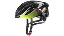 Uvex Boss Race Rennradhelm Unisex BLACK-LIME 55-60CM