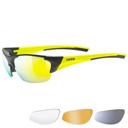 UVEX Brillenset Blaze III, Unisex (Damen / Herren), Fahrradbrille, Fahrradzubehö