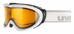 uvex Brillenträgerbrille Comanche Optic (1029 white mat, lasergold lite/clear)