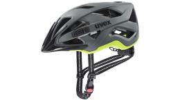 Uvex City Active Urbanhelm ANTHRACITE-LIME MAT 52-57CM