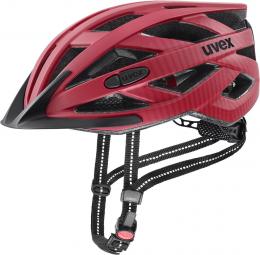 uvex City i-vo Fahrradhelm (52-57 cm, 16 ruby/red matt)