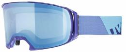 uvex Craxx Brillenträgerskibrille Litemirror (4026 indigo mat, litemirror blue/blue (S1))