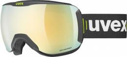 uvex Downhill 2100 CV Race Skibrille (2530 black mat, mirror gold/colorvision green (S2))
