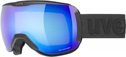 uvex Downhill 2100 CV Skibrille (2030 black matt, mirror blue/colorvision green (S2))