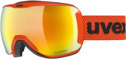 uvex Downhill 2100 CV Skibrille (3130 fierce red matt, mirror orange/colorvision green (S2))