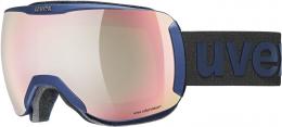 uvex Downhill 2100 Skibrille Women (4130 navy mat, mirror rose/colorvision green (S2))