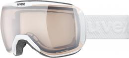 uvex Downhill 2100 Variomatic Skibrille (1030 white matt, mirror silver/variomatic clear (S1-S3))