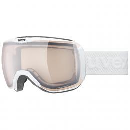 uvex Downhill 2100 Variomatic Skibrille (1031 white matt, mirror silver/variomatic clear (S1-S3))