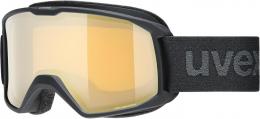 uvex Elemnt FM Skibrille (2230 black matt, mirror gold/lasergold lite (S2))