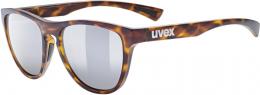 uvex esntl Spirit Sportbrille (6616 havanna matt, mirror silver (S3))