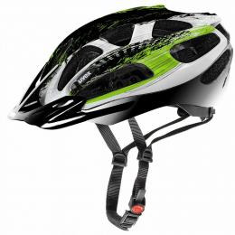 uvex Fahrradhelm Supersonic (52-57 cm, 13 black/green)