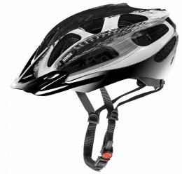 uvex Fahrradhelm Supersonic (52-57 cm, 14 silver/black)