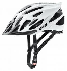 uvex Flash Fahrradhelm (53-56 cm, 02 white/black)
