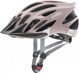 uvex Flash Fahrradhelm (57-61 cm, 05 dust rosè/white mat)