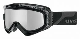 uvex g.gl 300 Take Off Polavision Brillenträgerskibrille (2126 schwarz, mirror silver/polavision brown/clear (S1+S3))