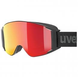 uvex g.gl 3000 Take Off Polavision Brillenträgerbrille (2130 schwarz, mirror red/polavision/clear (S1+S3))