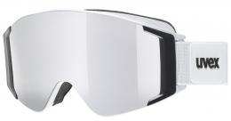 uvex g.gl 3000 Take Off Skibrille Brillenträger (1030 white matt, mirror silver/lasergold lite/clear (S1/S3))
