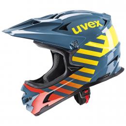 uvex HLMT 10 Fullface Helm (60-62 cm, 03 blue fire)