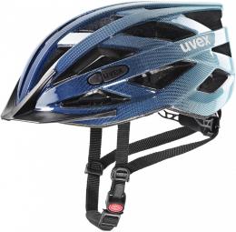 uvex i-vo Fahrradhelm (56-60 cm, 14 deep space/aqua)