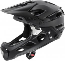 uvex Jakkyl hde 2.0 Fullface Helm (56-61 cm, 07 black mat)