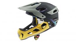 Uvex Jakkyl Hde Fullfacehelm FOREST-MUSTARD MAT 52-57CM