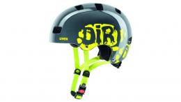Uvex Kid 3 Skate Helm Kids/Teens DIRTBIKE GREY-LIME 55-58CM