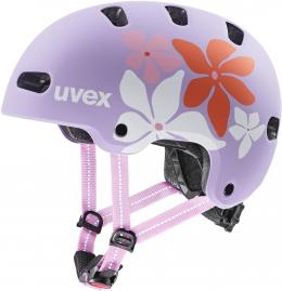 uvex Kid 4 Style Kinderfahrradhelm (51-55 cm, 03 flower lilac matt)