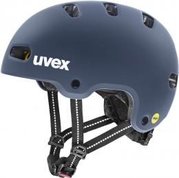 uvex Kid 4 Style Mips Kinderfahrradhelm (51-55 cm, 05 dusk blue matt)