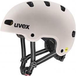 uvex Kid 4 Style Mips Kinderfahrradhelm (56-58 cm, 06 warm grey matt)