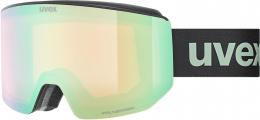 uvex lace Attract FM Skibrille mit Wechselscheibe (7030 black matt, mirror opal/orange clear (S2 / S1))